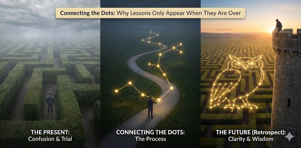 Why Lessons Only Appear When They Are Over