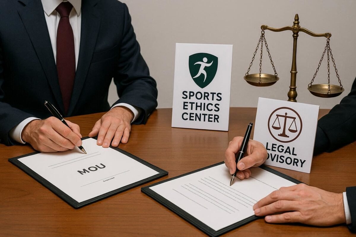Sports Ethics Center Signs Legal Advisory MOU Strengthening Governance Through Legal Oversight