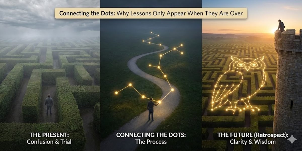 Why Lessons Only Appear When They Are Over